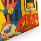 Modern Wall Art - Vibrant Abstract Landscape with Bold Colors