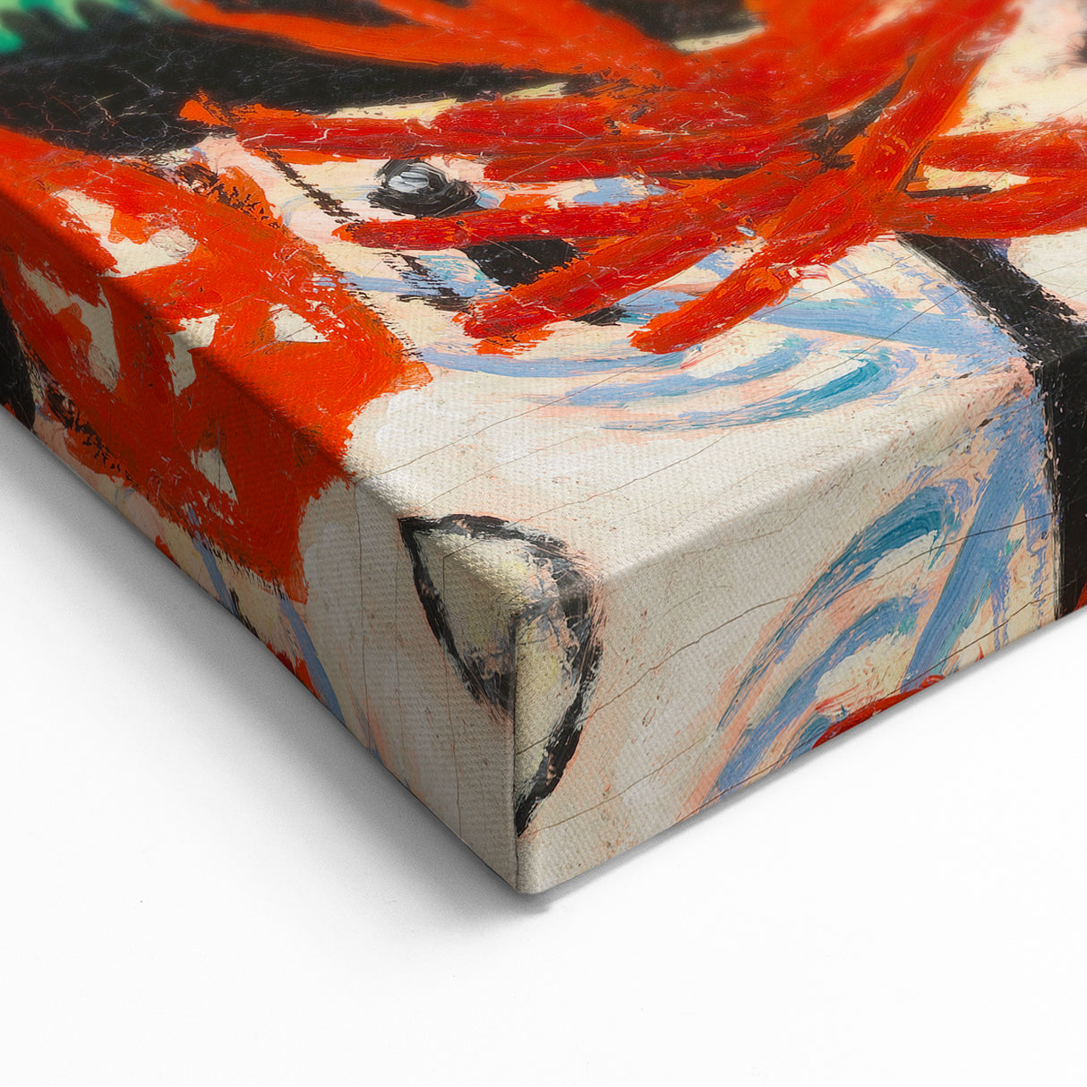 Modern Wall Art - Vibrant Abstract Landscape with Bold Colors