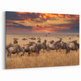 Wildebeest Migration Wildlife Photography - Animal Wall Art Prints
