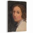 Modern Wall Art - Classic Portrait in Soft, Neutral Brushstrokes