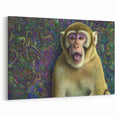 Expressive Monkey Illustration - Wildlife Art for Home Decor