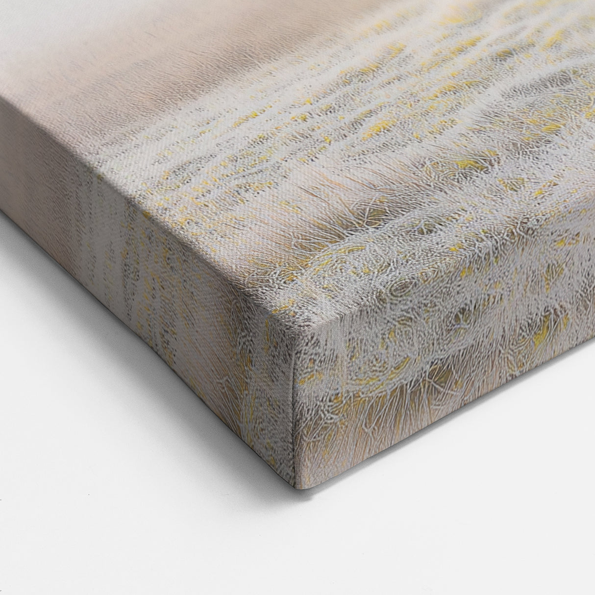 Ethereal Frosty Landscape Art - Minimalist Trees Canvas Print