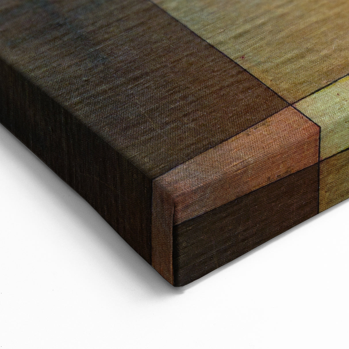 Modern Wall Art - Abstract Geometric Architecture in Warm Tones