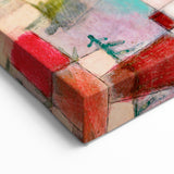Modern Wall Art - Vibrant Abstract Rhythms in Red, Green, and Violet