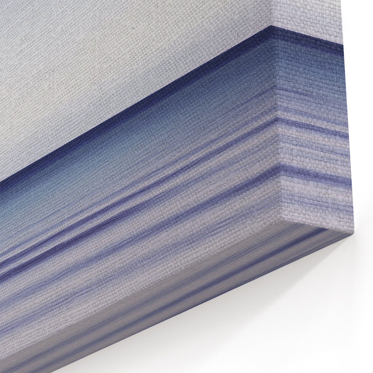 Modern Abstract Landscape Art - Tranquil Ocean Horizon Canvas Print
