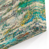 Modern Wall Art - Impressionist Seascape with Vibrant Textured Waves