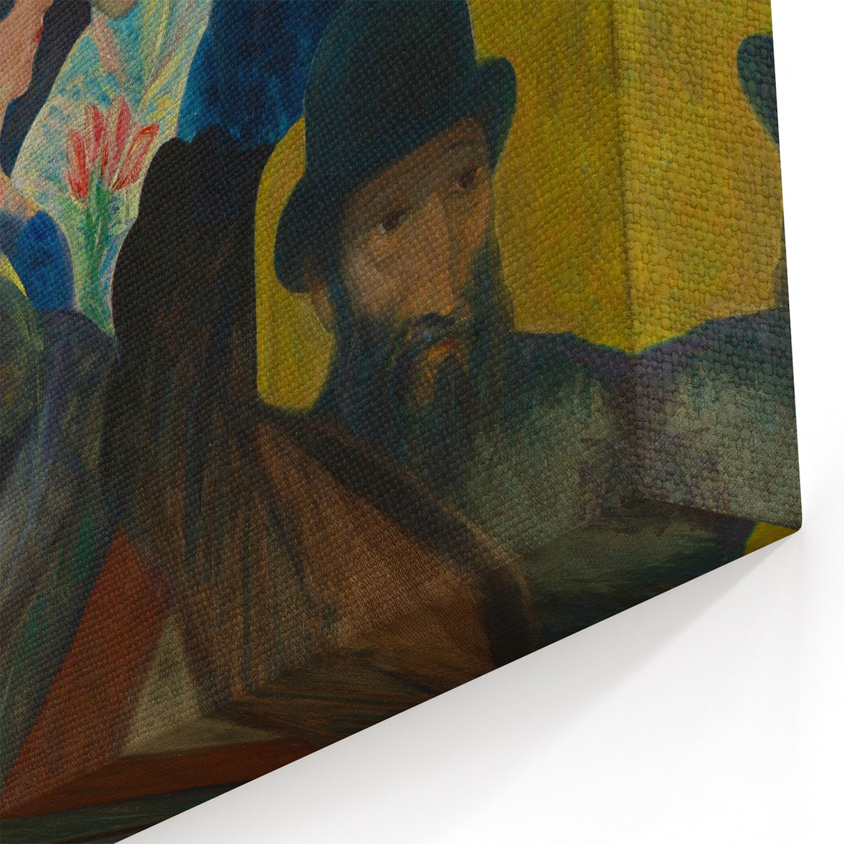 Abstract Modern Art: The Subway Scene - Vibrant Urban Style
