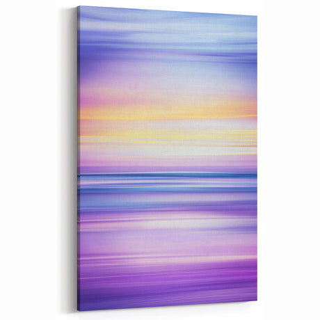 Modern Landscape Abstract - Vibrant Sunset Horizon Wall Art