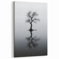Reflection of Solitude - Minimalist Abstract Landscape Art