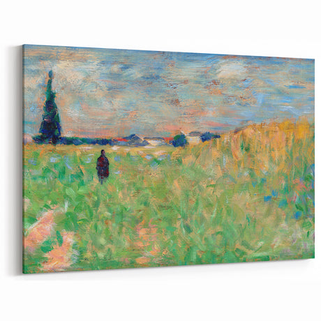 A Summer Landscape" Modern Wall Art - Contemporary Impressionist Decor