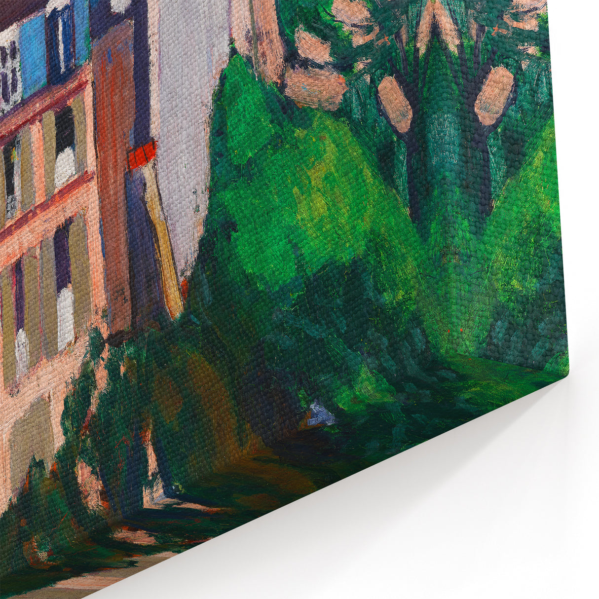 Rooftops, Paris" Modern Wall Art - Vibrant Contemporary Cityscape Decor