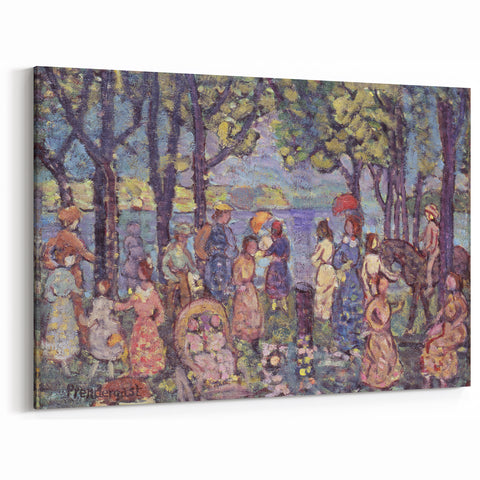 Summer in New England" Modern Wall Art - Vibrant Contemporary Decor