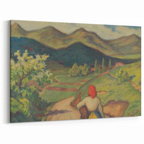Return" Modern Wall Art - Serene Contemporary Landscape Decor