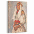 Modern Wall Art - Vibrant Portrait of Elegance in Minimalist Style