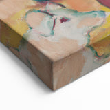 Modern Wall Art - Vibrant Village Scene with Abstract Appeal