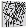 Minimalist Black and White Abstract Art