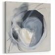 Minimalist Geometric Abstract Art - Black and Gray Circular Patterns