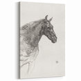 Old Horse - Impressionist Sketch Art by Henri de Toulouse-Lautrec