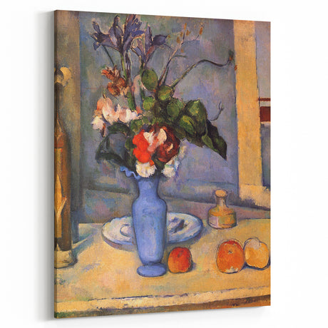 Le Vase Bleu - Impressionist Still Life by Paul Cézanne
