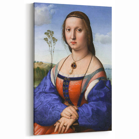 Renaissance Art Prints - Raphael’s Portrait of Maddalena Strozzi Doni