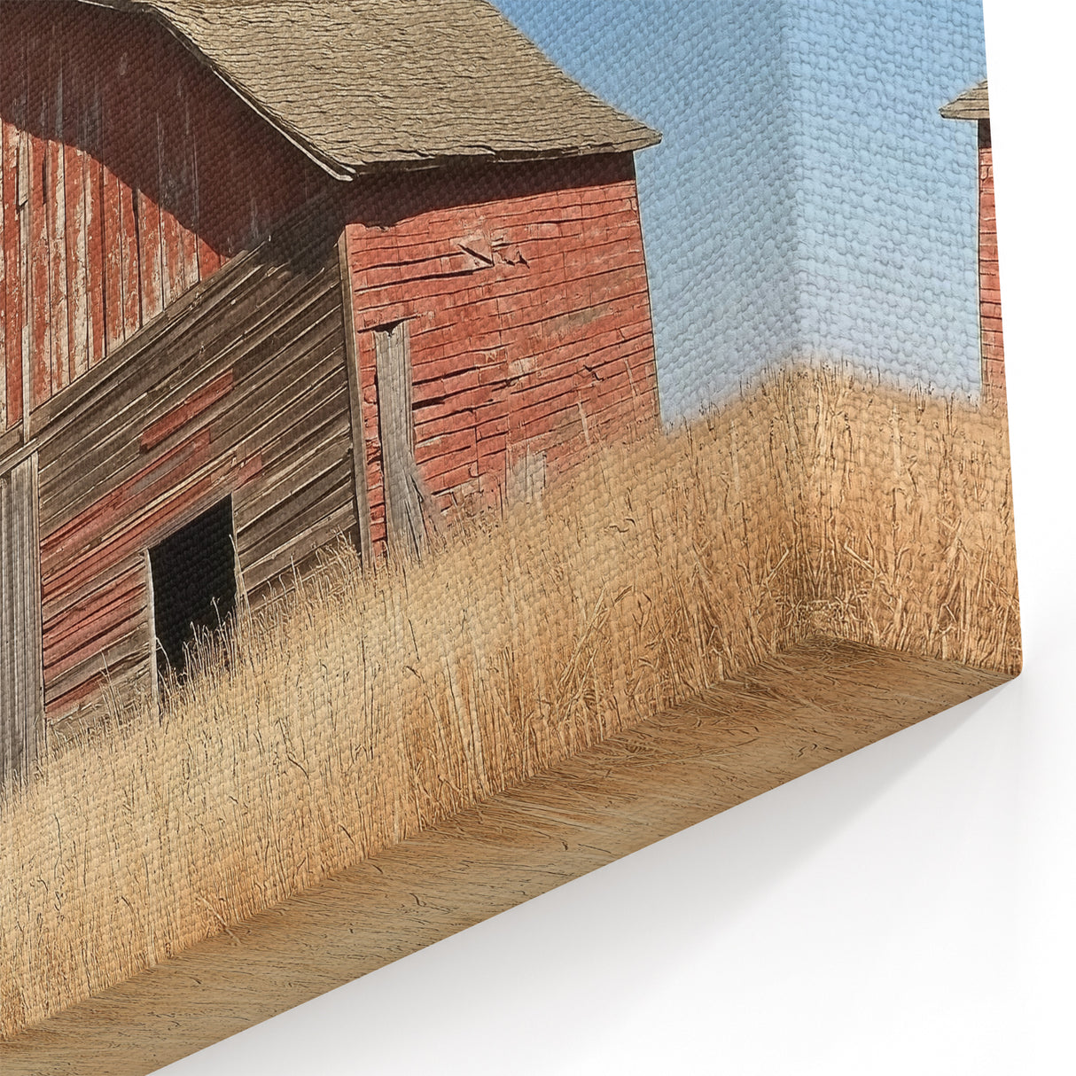 Rustic Red Barn - Country Barn Wall Art for Farmhouse Style Decor