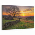 Rustic Barn at Sunset - Barn Wall Art for Farmhouse and Country Decor
