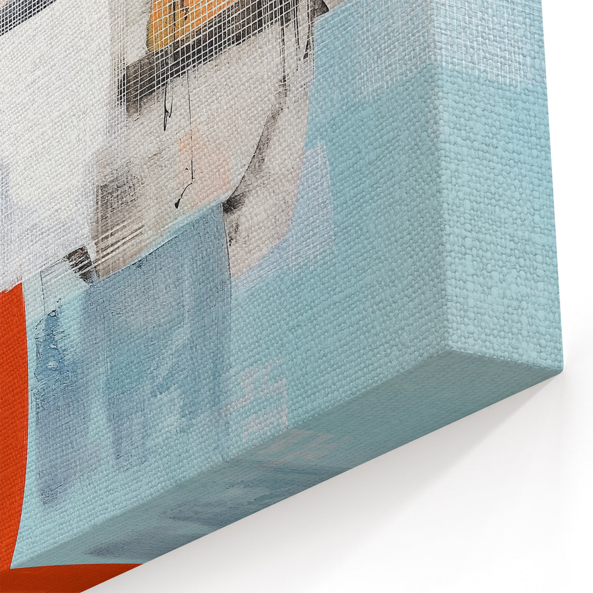 Bold Geometric Splatter Art - Modern Abstract Wall Canvas