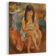 Modern Wall Art - Abstract Seated Figure for Minimalist Decor