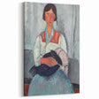 Modern Wall Art - Abstract Portrait of Gypsy Woman with Baby