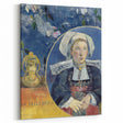 Modern Wall Art - Captivating Portrait with Elegant Floral Details