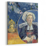 Modern Wall Art - Captivating Portrait with Elegant Floral Details