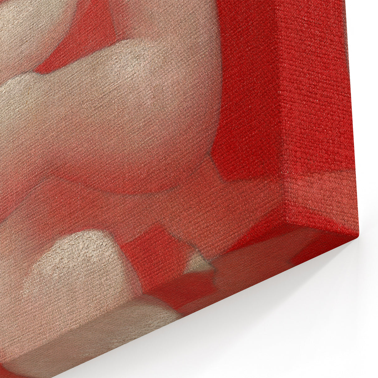 Modern Wall Art - Intimate Mother and Child in Warm Abstract Tones