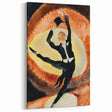 Modern Wall Art - Dynamic Acrobatic Dancer with Vibrant Energy