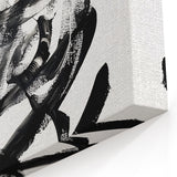 Minimalist Black and White Line Art – Modern Abstract Brush Strokes
