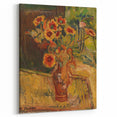 Modern Wall Art - Vibrant Floral Bouquet in Expressive Brushstrokes