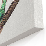 Modern Wall Art - Graceful Hummingbird Illustration with Vibrant Detail