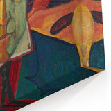 Modern Wall Art - Abstract Self-Portrait in Bold Colors