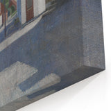 Modern Wall Art - Quiet Street Scene with Figure