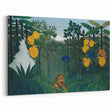 Modern Wall Art - Vibrant Jungle Scene with Lion