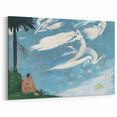 Modern Wall Art - Dreamlike Composition with Ethereal Figures