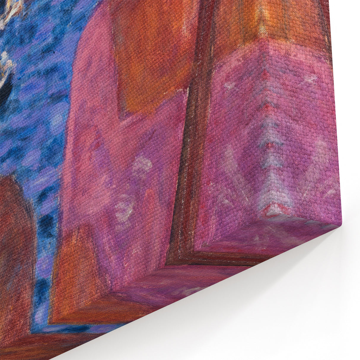 Modern Wall Art - Vibrant Abstract Nautical Scene with Human Figures