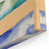 Modern Wall Art - Playful Abstract Cat Design in Vibrant Colors