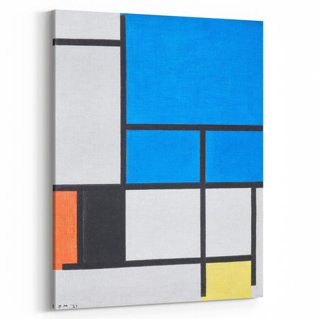 Modern Wall Art - Bold Geometric Abstract in Primary Colors
