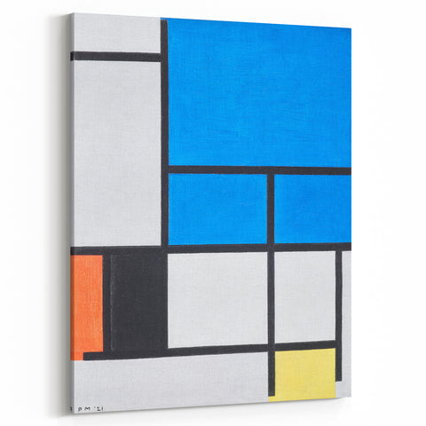 Modern Wall Art - Bold Geometric Abstract in Primary Colors