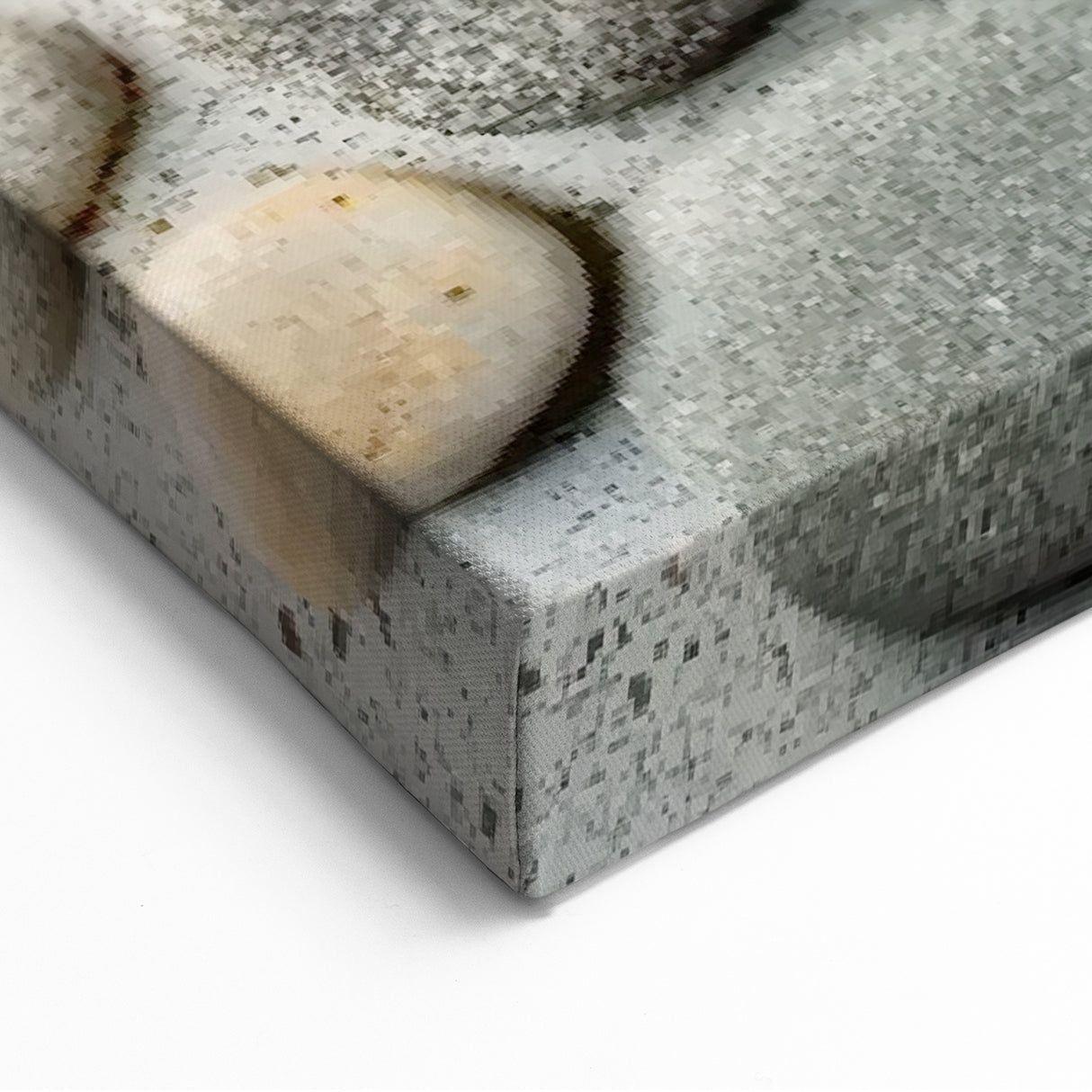 Natural Stone Art Wall Decor - Elegant Floral Pebble Beach Design