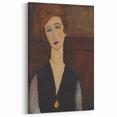 Modern Wall Art - Elegant Portrait of a Woman in Rich Earthy Tones
