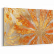 Abstract Nature Closeups Wall Art - Orange and Gold Canvas Print