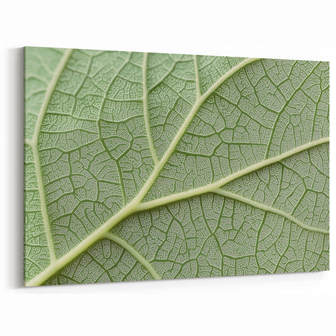 Botanical Wall Decor - Intricate Leaf Vein Close-Up Art