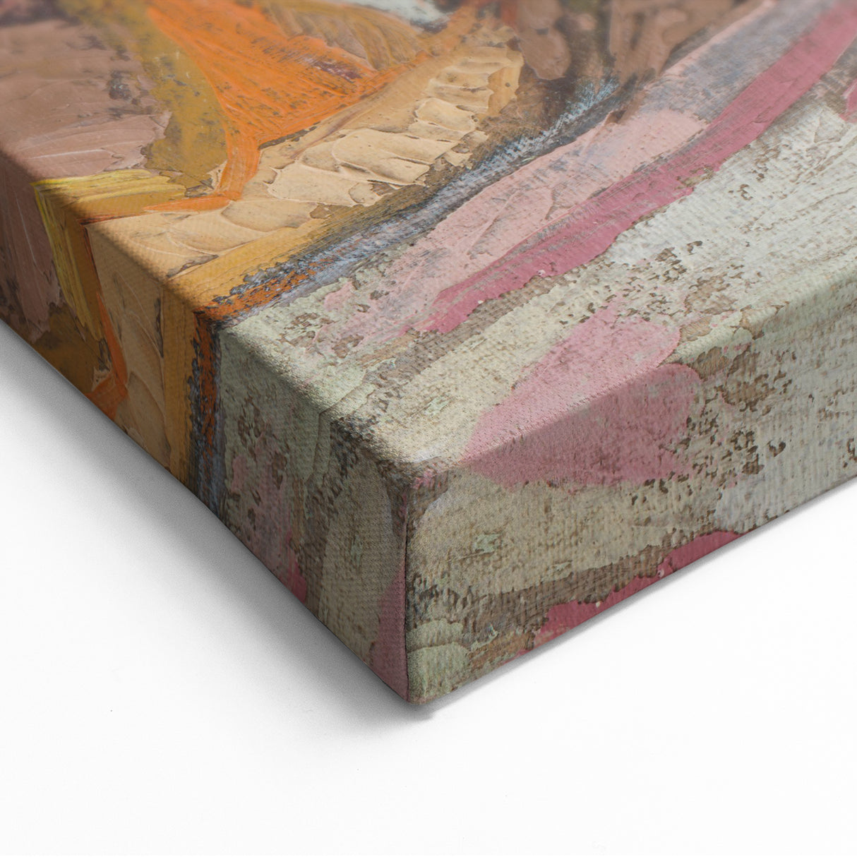 Vibrant Expressionist Scene – Modern Abstract Canvas Wall Art