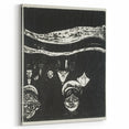 Expressionist Anxiety Print – Bold Black and White Abstract Wall Art